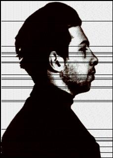 Илья Эренбург в пору своей 
революционной деятельности. 
Партийная кличка «Илья Лохматый». 
Тюремная фотография.
