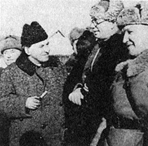 С генералом Власовым.