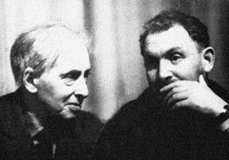И.Г. Эренбург и Б.А. Слуцкий.