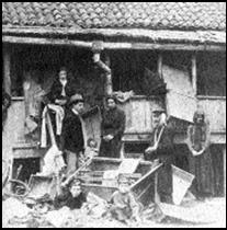 Разграбленный дом на Азиатской улице в Кишиневе.
