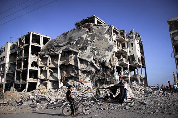 Бейт-Лахия, город в северной части Газы. Август 2014. EASTNEWS